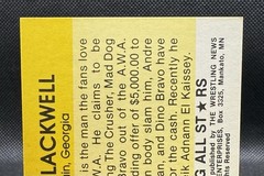 1982 Wrestling All Stars Series B Jerry Blackwell Rookie Card #17 RC AWA NWA WWF