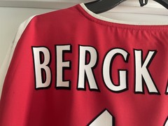 Vintage Nike 2002/2003 Arsenal FC Bergkamp Soccer Jersey Invincibles Y2K EPL