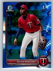 2022 Bowman Chrome Sapphire Edition #BCP-171 Yasser Mercedes Prospects Baseball