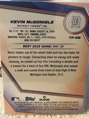 2025 Bowman’s Best Kevin McGonigle #TP-28- Base Card