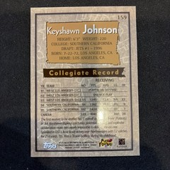 1996 Topps Chrome Keyshawn Johnson RC #159 Jets Mint