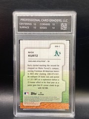 2024 Bowman Draft NIGHT NICK KURTZ CHROME #BDN-3 PCG 10 GEM MT