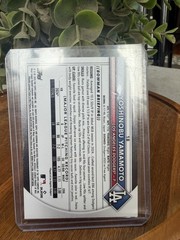 2025 Bowman – Yoshinobu Yamamoto #18 Gold /50