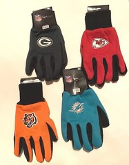 NFL Utility Work Sport Garden Grip Gloves Team Colors – Pick Your Team