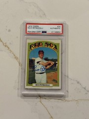 1972 Topps Rico Petrocelli PSA graded authentic.