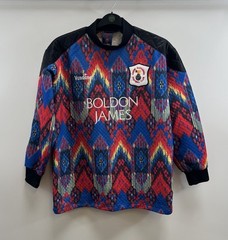 Crewe Alexandra GK Football Shirt 1995/96 Adults Small Vandanel G62