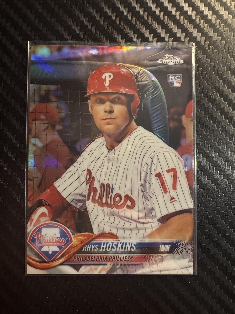2018 Topps Chrome #70b Rhys Hoskins Image Variation