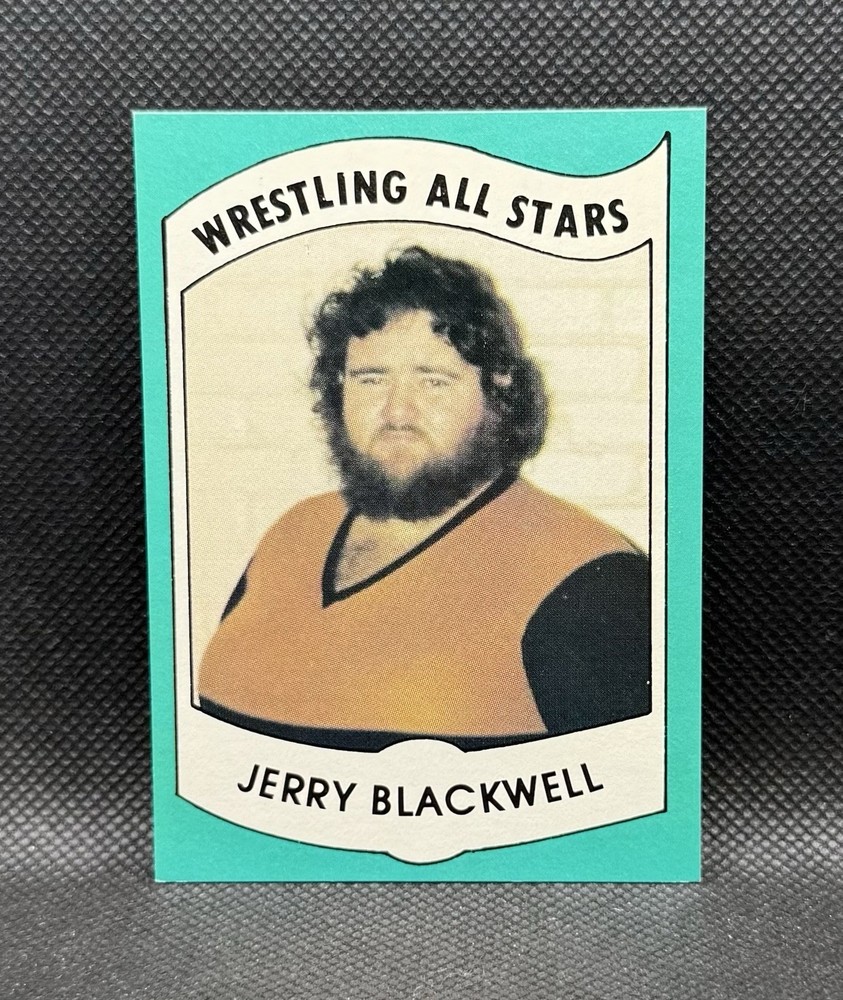 1982 Wrestling All Stars Series B Jerry Blackwell Rookie Card #17 RC AWA NWA WWF