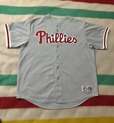 Philadelphia Phillies Ryan Howard #6 Road Gray Grey Jersey 2X XXL 27.5×31.5×33.5