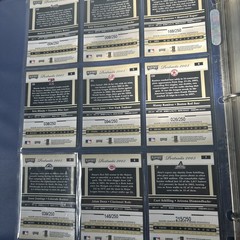 2003 Playoff Portraits # 1 To 144 Beige # To 250 plus 2 autos. And 1 bat #100