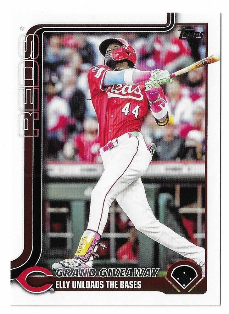 2025 Topps Update Baseball Grand Giveaway Elly Unloads the Bases #US235 Reds