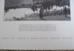 FULL MAGAZINE PAGE-AMERICAN GOLFER LARGE PHOTO OF CYPRESS POINT #16 & #5
