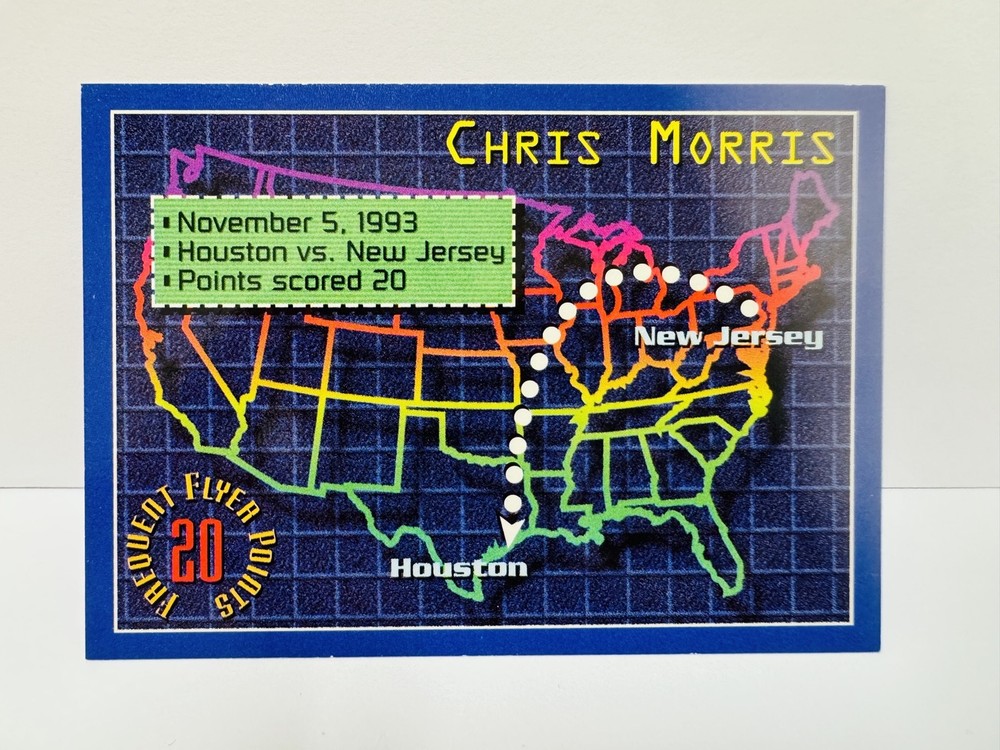 CHRIS MORRIS 1993-94 Topps Stadium Club – Frequent Flyer Points #1