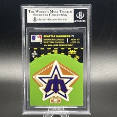 1980 Fleer Team Stickers #95 – Seattle Mariners Logo Diamond