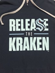 Seattle Kraken Hoodie Men&rsquo;s Large « Release the Kraken »