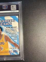 1997 Fleer #4 Kobe Bryant Soaring Stars Insert PSA 6 EX-MT Lakers HOF
