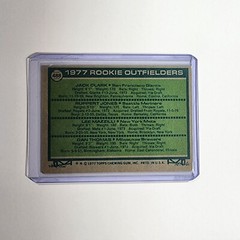 1977 Topps – Rookie Outfielders #488 Jack Clark, Lee Mazzilli, Ruppert Jones…