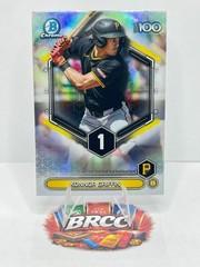 2026 Bowman Chrome Top 100 #BTP-1 Konnor Griffin Refractor RC Pittsburgh Pirates