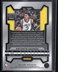 2023-24 Panini Prizm #127 Keyonte George Rookie RC Base Jazz