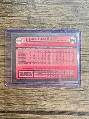 1989 Topps Orel Hershiser #550 Dodgers