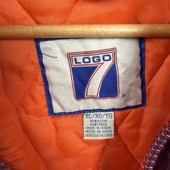 Vintage Virginia Tech Hokies Logo 7 Jacket Adult XL Puffer 90s Korea