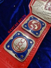 NWA Television heavyweight Championship Belt ,4mm Zinc,Nikal Plated,real Leather