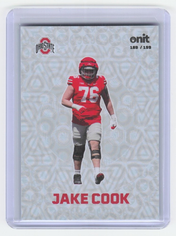 2025 ONIT Athlete Ohio State Buckeyes #F-27 Jake Cook Fusion Holo 189/199