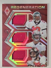 Keyshawn Johnson, Mike Evans, Emeka Egbuka 2025 Panini Phoenix – Regeneration