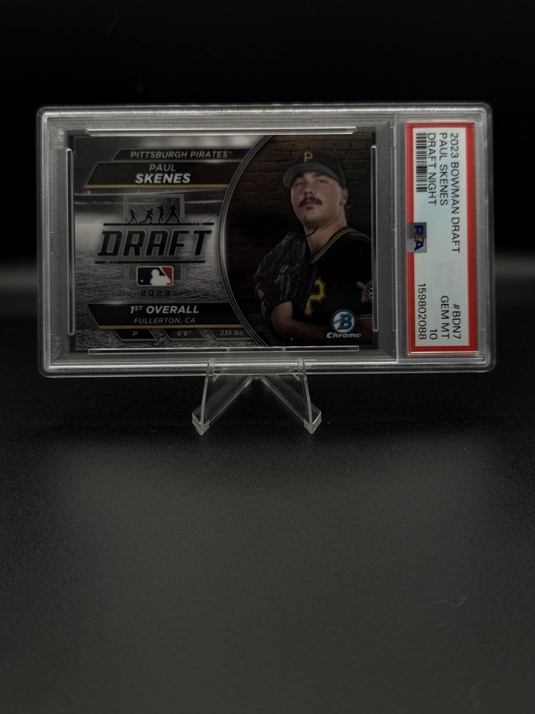 2023 Bowman Draft – Bowman Draft Night Paul Skenes #BDN-7 (RC) PSA 10