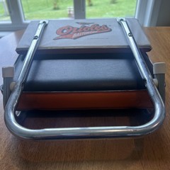 Vintage Baltimore Orioles Stadium Seat Padded Folding Bleacher Chair Sports