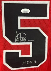 Artis Gilmore inscribed autographed signed jersey NBA Chicago Bulls JSA COA