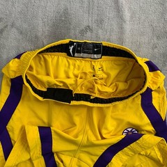 Nike Shorts Womens Medium Los Angeles Sparks WNBA Team Player Issue Yellow