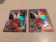 Caleb Durbin 2026 Topps Chrome Red, White, Blue & Red Baseball. Clean