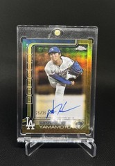Topps Gilded Chrome Auto Rose Gold #CGA-YY Yoshinobu Yamamoto Auto