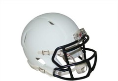 Matte White with Black Mask Blank Riddell Speed MINI Helmet – Autographs