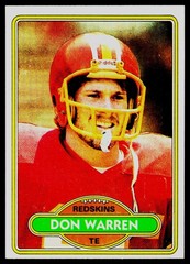 1980 Topps #371 Don Warren – RC – ExMt
