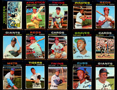 1971 Topps Baseball 251 – 500 -Complete Your Set