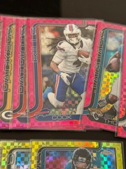 2025 Topps Chrome Football Hot Pink & Lime Green X-FRACTOR Singles + 2 Card Min!