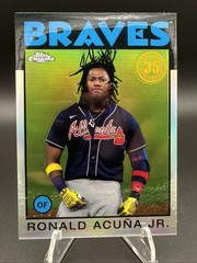 2021 Topps Chrome – 1986 Topps Baseball Ronald Acuña Jr. #86BC-3