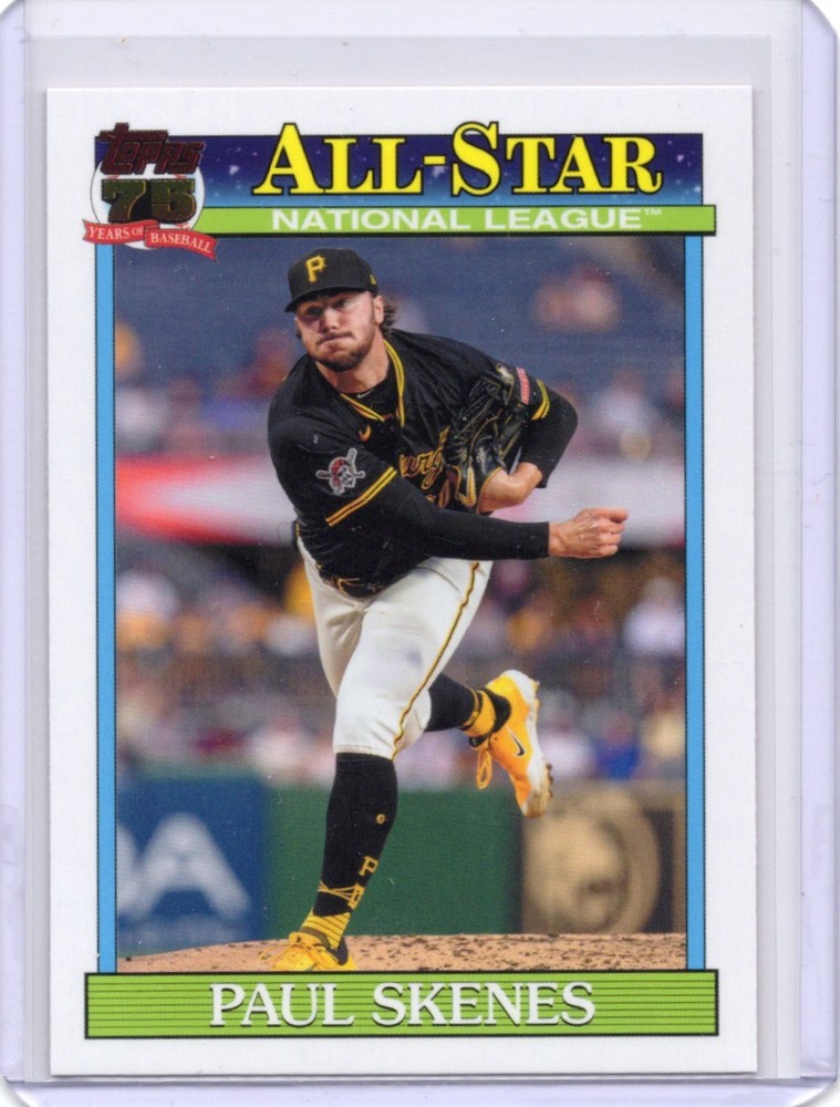 2026 Topps #91AS-39 Paul Skenes 1991 Topps Baseball 35th Anniversary All-Stars