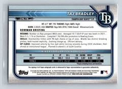 2022 Bowman #CPA-TB Taj Bradley Chrome Prospects Autographs