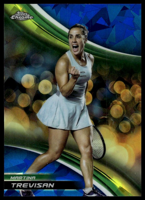 2025 Topps Chrome Tennis Sapphire Martina Trevisan Refractor #151