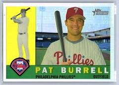 2009 Topps Heritage Chrome Pat Burrell Refractor /560 EX+ (55)