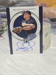 2016 Panini Pantheon Milestone Scripts 27/99 Omar Vizquel Signed On Card Auto