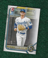 BOBBY WITT JR – 2022 BOWMAN PROSPECTS INSERT ROOKIE YEAR CARD # BP-146 – ROYALS