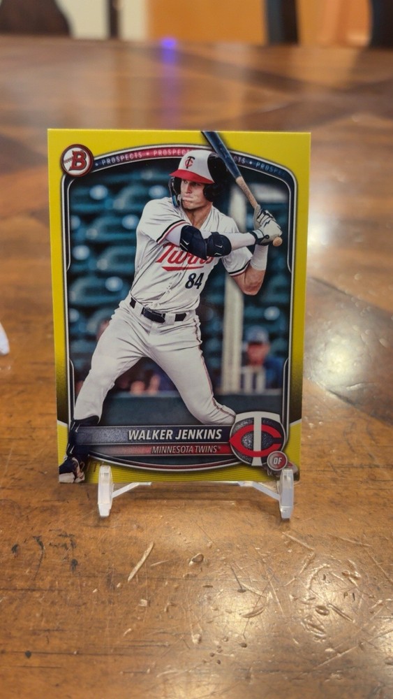 WALKER JENKINS 2025 BOWMAN PAPER YELLOW PARALLEL /75 #ВP-1