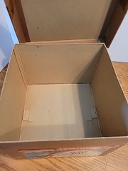 1950s Spalding Baseball Glove Photo Box Jackie Robinson Phil Rizzuto Dodgers Ny