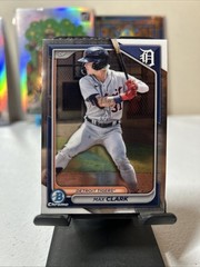 Max Clark 2024 Bowman Chrome Draft Rookie Base #BDC-104 Tigers