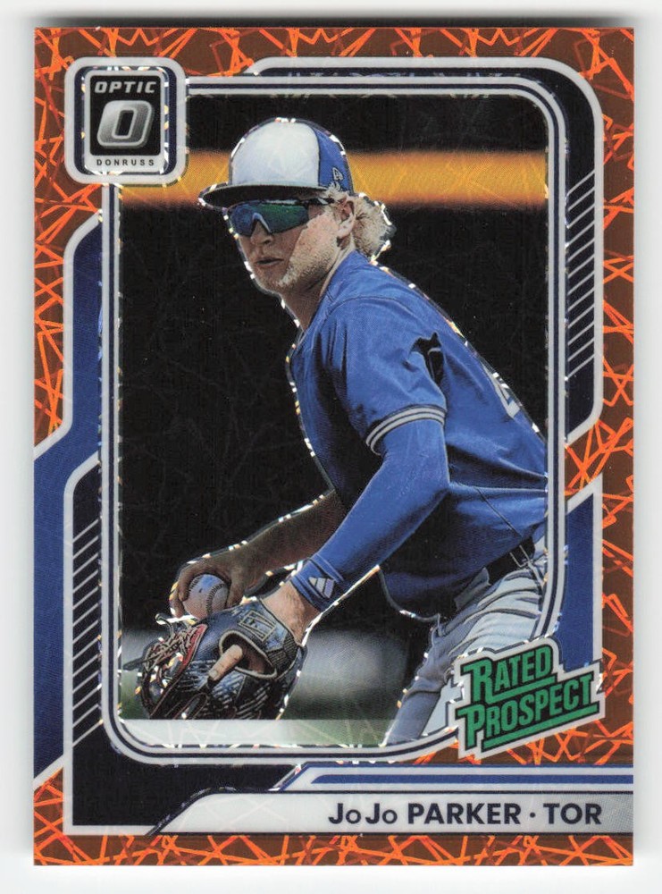 2026 Donruss #115 JoJo Parker Optic Orange Velocity Toronto Blue Jays