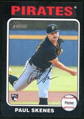 2024 Topps Heritage 594 Paul Skenes Black Border SSP /50